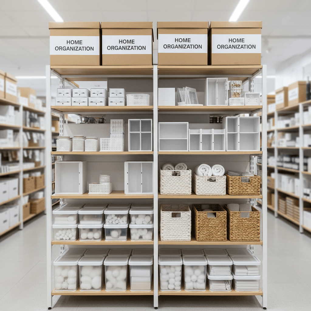 Storage containers and organizational solutions