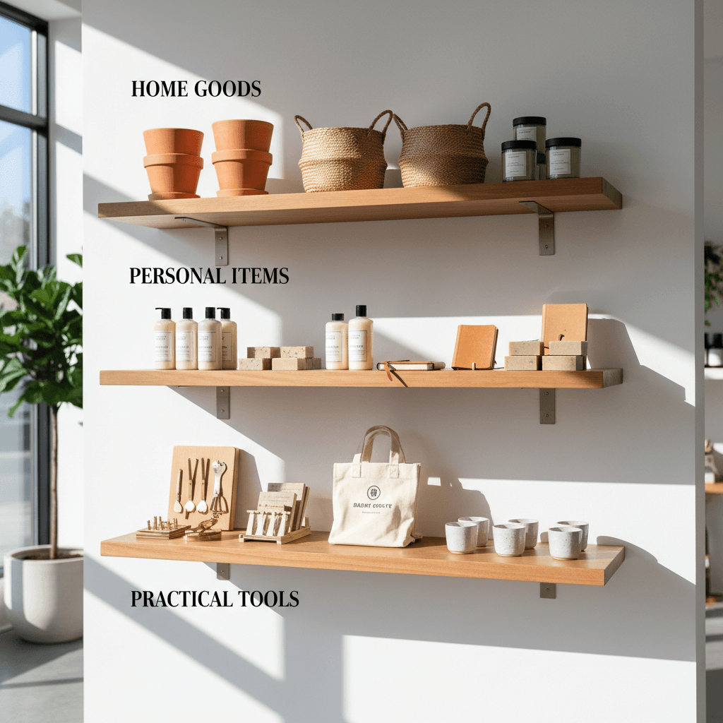 Curated product selection