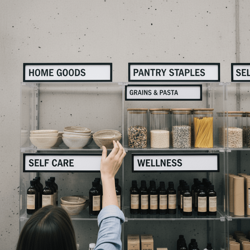 Easy-to-navigate store layout